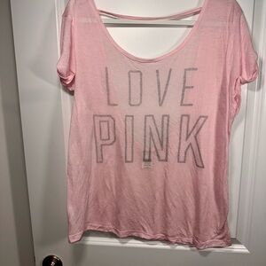 Victoria's Secret Pink Short Sleeve Tee size M-L